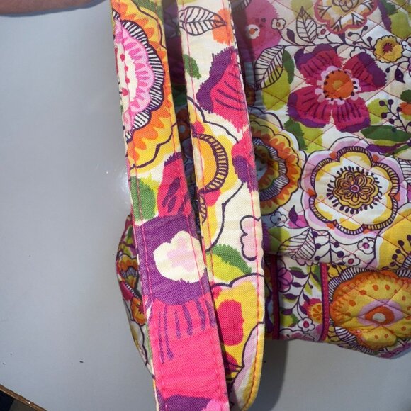 Vera Bradley Mandy Tote With Wallet in the Discontinued "Clementine" pattern. - Picture 9 of 16